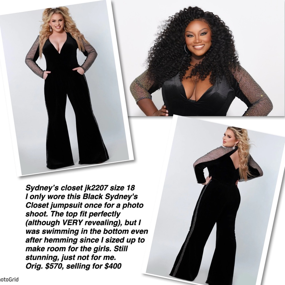 Johnathan Kayne for Sydney’s Closet Black Jumpsuit